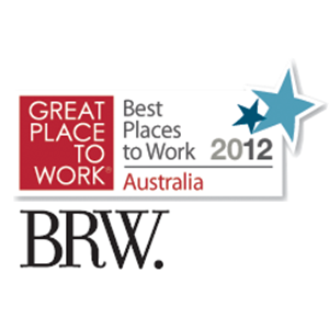 Named as the 10th Best Place to work in Australia 